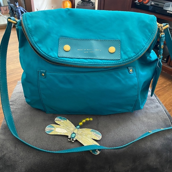 Marc Jacobs Blue Nylon Messenger - Picture 1 of 4